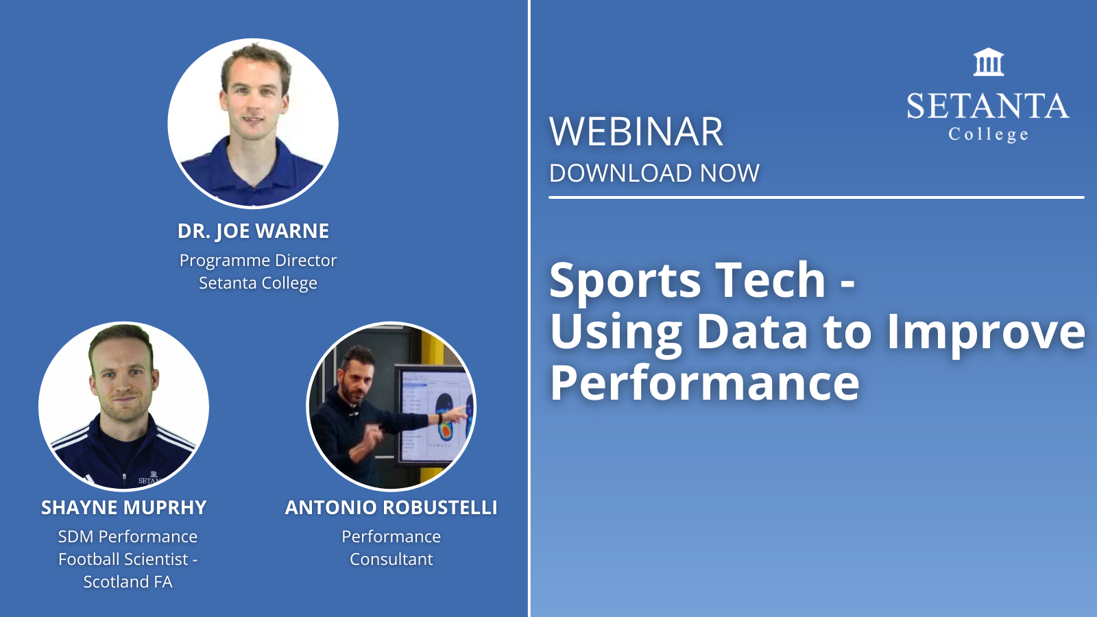 Sports Tech - Using Data to Improve Performance