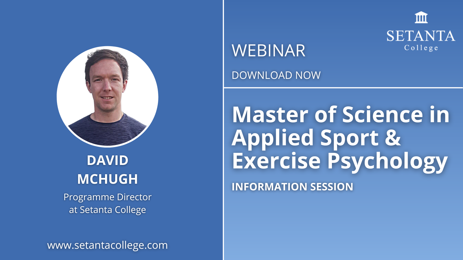 Master of Science in Applied Sport & Exercise Psychology